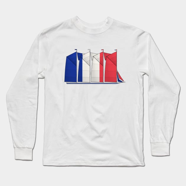 Flagship - France Long Sleeve T-Shirt by Pockets